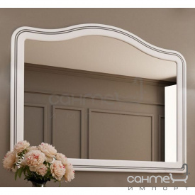 Дзеркало Marsan Melissa 1 250 білий декор срібло