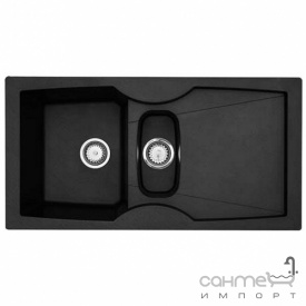 Кухонна мийка Longran Veneto 1.5 GM Volcano Black