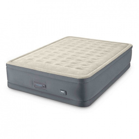 Двуспальная надувная кровать Intex 64926 PremAire Airbed насос 220В USB зарядка LED подсветка (int_64926)