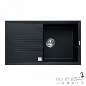 Кухонная мойка гранитная Adamant Novak 860х500х240 крыло слева 12 mokko