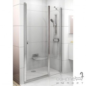 Душові двері Ravak Chrome CSD2-110 білий/прозорий 0QVDC100Z1