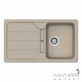 Гранитная кухонная мойка Schock Cristalite Formhaus D100 оборотная 22 moonstone