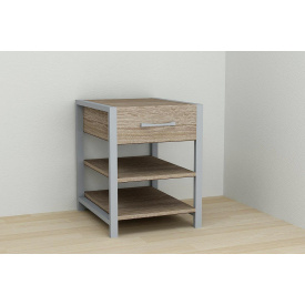 Тумба универсальная Ferrum-decor Вивьен 1/2 50x41x40 см Дуб Сонома (XK00089)