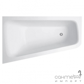 Пристенная ванна из литого камня Balteco Piano R 170 белая, правосторонняя