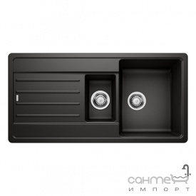 Гранитная кухонная мойка Blanco Silgranit Legra 6S 526086 черный
