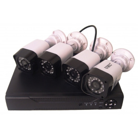 Комплект видеонаблюдения UKC DVR регистратор 4-канальный и 4 камеры DVR CAD D001 KIT (009343)