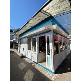 Металлопластиковый киоск 6900x2500 мм, монтажная ширина 60 мм, профиль WDS Ekipazh Ultra 60