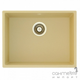 Гранітна мийка Fabiano Quadro 53x46 Beige