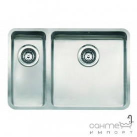 Кухонна мийка Reginoх Ohio 18х40 + 40х40 RIGHT (правобічна) Нержавіюча Сталь