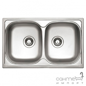 Кухонная мойка Ukinox Classic CLL 780.480 20 GT 6K декор