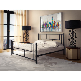 Кровать Tenero Амис 1600х2000 Черный бархат (100000124)