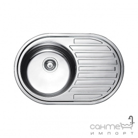 Кухонна мийка Fabiano 77х50 нержавіюча сталь матова