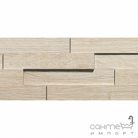 Керамогранітна мозаїка 20x44 Atlas Concorde Axi Brick 3D White Pine Біла