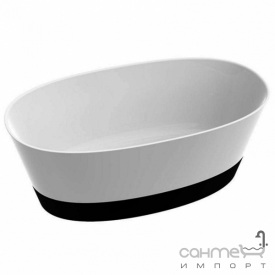 Ванна из литого мрамора Marmorin Duo II P_W_536_06_1550 белая с черным