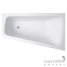 Пристінна ванна з литого каменю Balteco Piano L 170 біла лівостороння