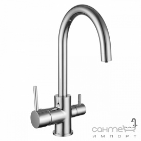 Змішувач для кухні з виливом для фільтрованої води Imprese Daicy-U 55009-U хром
