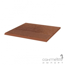 Плитка Paradyz Taurus Brown stopnica ryflowana prosta strukturalna