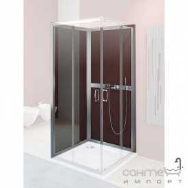 Задние стенки для душевой кабины Radaway Premium Plus 2S 90 33433-01-01N (хром/прозрачное)