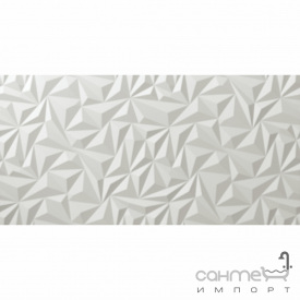 Настенная плитка 40x80 см Atlas Concorde 3 D Wall Design Angle White Matt