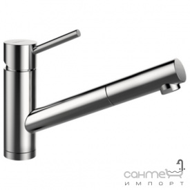 Змішувач для кухні з висувною лійкою Schock Altos S 530120 нержавіюча сталь