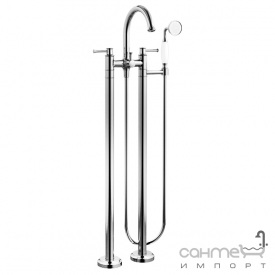 Змішувач для ванни підлоговий Imprese Podzima Ledove ZMK01170106 хром