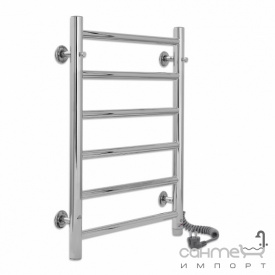 Электрический полотенцесушитель Laris Альфа П6 400х600 хром подключение справа
