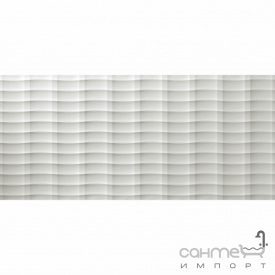 Настінна плитка 50x110 Atlas Concorde 3 D Wall Design Plot White Matt