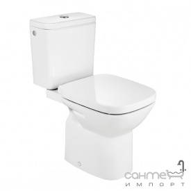 Унитаз-компакт с сидением softclose Roca Debba A34S998000 белый