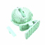Переносний міні вентилятор на прищіпці Lesko JD-199 Green (4687-14479a) Херсон