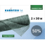 Полімерна сітка Karatzis для затінення 50% 2х50 м зелена Житомир