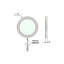 Підсвічування LED GIFF Lira 1,5 W білий теплий світло, металік (БП SPS) Київ