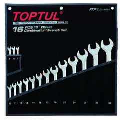 Набор ключей комбинированных TOPTUL GPAX1601 Житомир