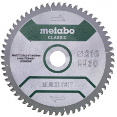 Пильный диск Metabo MultiCutClassic 254x30 60 FZ/TZ 5 град (628285000) Запорожье