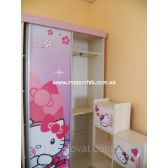 Дитяча кімната Hello Kitty Ліжко шафа стіл стілець комод стелаж Київ