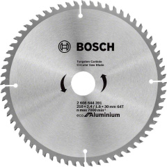 Пильный диск Bosch ECO ALU/Multi 210x30 64 зуб. (2608644391) Стрий