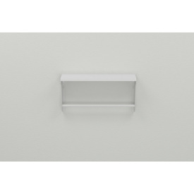 Полиця настінна Ferrum-decor Юзібі 270x600x150 метал Білий ДСП Біле 16 мм (UZI0029)