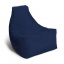 Бескаркасное кресло Tia-Sport Барселона детское 70х45х45 см темно-синий (sm-0694) Ровно