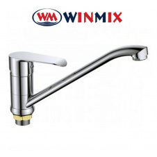 Смеситель для кухни елка на гайке 25см Winmix Колорадо (Chr-555)