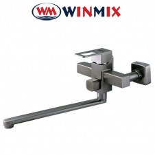 Смеситель для ванны длинный нос Winmix Фут Евро (Chr-006) Польша (нержавеющая сталь)