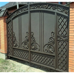 Ворота кованые прочные, комбинированые 3.4х1.8 м. Legran Херсон