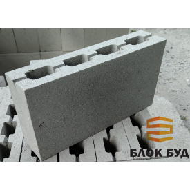Полублок строительный 90х190х390 мм