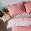 Комплект постельного белья Хлопковые Традиции Двухспальный 175x215 Бело-розовый (PF043_двуспальный) Одеса