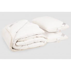 Комплект IGLEN Climate-comfort Royal Series одеяло белый пух Зимнее 200х220 см и 2 подушки 50х70 см Белый (20022010WRS50701WRS)
