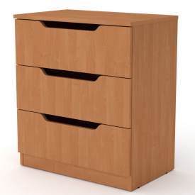 Комод для вещей Компанит 3М ольха