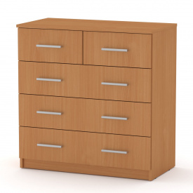 Комод Компанит 2+3 Бук (81х42х82 см)