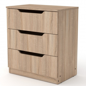 Комод для вещей Компанит 3М дуб сонома