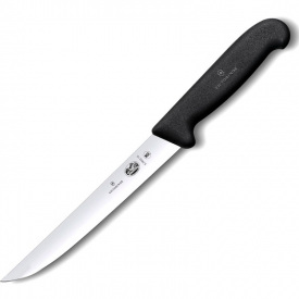 Кухонный филейный нож Victorinox Fibrox Carving 18 см Черный (5.2803.18)