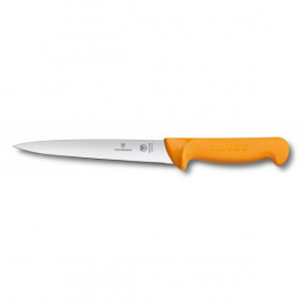 Кухонный нож филейный Victorinox Swibo Filleting 18 см Желтый (5.8403.18)
