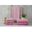 Набор махровых полотенец Zeron Бамбук 50х90 см 3 штуки Розовый (1005640) Ужгород