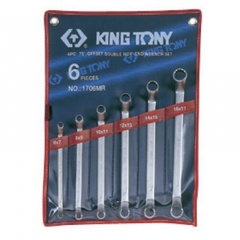 Набор ключей KING TONY 6 единиц 6-17 мм накидные (1706MR) Одесса
